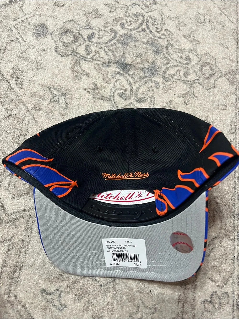 Mitchell & Ness New York Mets Hot Head MLB snapback hat